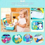 HERSITY Tierarztkoffer Hund Arztkoffer Kinder Mädchen 3 Jahre Alt Geschenkideen, Tierarzt Spielset Hundesalon Spielzeug Geschenk Kinderspielzeug ab 4 5 6 Jährige Junge Mädche – Bild 2