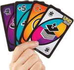 Mattel Games GDR44, UNO Flip Kartenspiel, deutsche Sprachversion, ab 7 Jahren & FPW38, Phase 10 Kartenspiel, deutsche Version – Bild 5