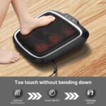 RENPHO Fussmassagegerät mit Wärme, Shiatsu Elektrisches Fussmassagegerät Einstellbare Massagegeschwindigkeit, Fussmassagegerät – Bild 2