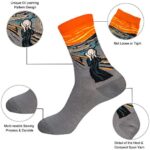 Chalier Cozy  Lustige Kunst Socken Damen Baumwolle Bunte Gemusterte Socken Geschenk für Frauen Einheitsgrösse – Bild 2
