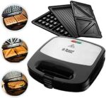 Russell Hobbs Multifunktionsgerät 3-in-1 [Sandwichmaker, Waffeleisen, Kontaktgrill] |  3er Set [Cake Pop, Mini Donut & Churros] Ergänzung für 3-1 Multifunktionsgerät Fiesta – Bild 2