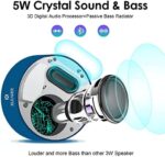 Wireless Lautsprecher XLeader SoundAngel Mini Tragbarer Bluetooth Lautsprecher mit Wasserfest Fall HD Sound Mikrofon TF AUX Perfekt für Zimmer Wagen Strand Camping Geschenke Meeres – Bild 3