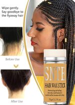 Haarwachs-Stick, Wachs-Stick für Haare Perücken Rand Kontrolle Slick Stick für Haare nicht fettig Styling Haar Pomade Stick für Flyaways Rand Frizz Haar – Bild 3
