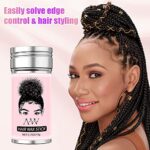 Wachs-Stick für Haare, Haar-Pomade-Stick Glättender & glatter Stick für Perücken Nicht fettender Styling-Haar-Wachs-Stick für Fliegenscharen von AnWoor – Bild 2