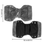 Handwärmer Kinderwagen Handschuhe Handmuff mit warme Fleece und Baumwolle Innenseite Wasserdicht und Winddicht Stroller Handmuff Universalgröße für Kinderwagen, Buggy – Bild 7