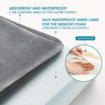 Bedsure orthopädisches Hundekissen grosse Hunde, waschbares Hundebett mit 2 in 1 Memoryschaum, kuscheliges Hundematte Hundematratze – Bild 5