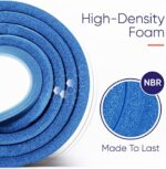 KG Physio Yogamatte Rutschfest, Sportmatte, Gymnastikmatte, Fitnessmatte, Trainingsmatte mit Tragegurt, Schadstofffrei Yoga Matte Ideal für Sport, Fitness und Yoga zuhause, 183cm x 60cm x 10mm – Bild 4