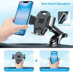 Beikell Handyhalterung Auto Handyhalter fürs Auto KFZ Handy Halterung Amaturenbrett Handyhalter mit EIN Knopf Release 360° Drehbar für iPhone 14/14 Plus/14 Pro/14 Pro Max/ iPhone12/11, Galaxy, Huawei – Bild 5
