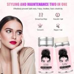 Wachs-Stick für Haare, Haar-Pomade-Stick Glättender & glatter Stick für Perücken Nicht fettender Styling-Haar-Wachs-Stick für Fliegenscharen von AnWoor – Bild 3
