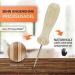 Jean-Philippe Dietz® - Prickeln Prickelset ( Prickelnadel + Prickelfilz ) für Kinder und Erwachsene | 20 x 15 x 1 cm – Bild 3