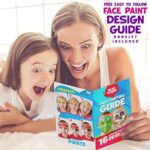 Blue Squid Kinderschminkset – Bunte & UV-Leuchtfarben für Karneval, Halloween & mehr – Bild 7