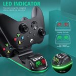 OIVO Xbox Controller Ladestation mit 2-Packs Wiederaufladbaren Akku für Xbox One/Xbox Series X/S, Xbox One Controller Ladestation mit 2x1300mAh Wiederaufladbaren Akku – Bild 5