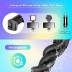 UBeesize Handy Stativ, Silikon Mini Stativ für Smartphone und Kamera, rutschfest Handy Stativ Ständer mit Bluetooth Fernbedienung für Reisen – Bild 2