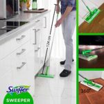 Swiffer Bodenwischer Starterset 1 Bodenwischer + 8 Trockene Bodentücher, Wischer ideal gegen Staub, Tierhaare & Allergene – Bild 3