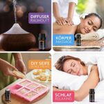Luana Rose Ätherische Öle Set - 8x-12x Duftöle 100% Naturrein für Diffuser - Aromatherapie Aroma Öl Geschenkset für Luftbefeuchter - Essential Oils für Massage Kerzen Seife – Bild 3