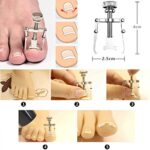 Eingewachsene Zehennägel Set, MojiDecor Professionelle Nagelpflege Set, 6PCS Premium Edelstahl Maniküre & Pediküre Set, Nagelzange Nagelschieber Nagelfeile und Eingewachsene Zehennagel Werkzeug – Bild 4