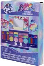 Townley Girl My Little Pony Hasbro Kompaktes Kosmetikset mit Spiegel, 14 Lipglosse, 4 Wangenschimmer, 8 Augenschimmer Beauty Kit Box Spielzeugset für Mädchen Kinder – Bild 7