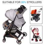 Handwärmer Kinderwagen Handschuhe Handmuff mit warme Fleece und Baumwolle Innenseite Wasserdicht und Winddicht Stroller Handmuff Universalgröße für Kinderwagen, Buggy – Bild 4