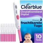 Clearblue Kinderwunsch Ovulationstest-Kit Digital, Nachweislich schneller schwanger werden, 1 digitale Testhalterung und 10-20 Tests