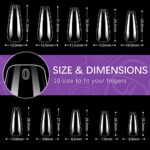 BTArtbox Nägel Tips für Gelnägel, BTArtbox Nagelkleber für Kunstnägel 15ML Gel UV – Bild 6