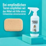 Green Hero Haustierpflege 500ml Pflegt die Haut bei Juckreiz Grasmilben Milben Pilz Räude Reizungen Läusen und unterstützt den Regenerationsprozess für Hund und Katze – Bild 5