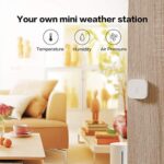 Aqara Temperatur und Feuchtigkeitssensor, Erfordert Aqara Hub, Zigbee, für Fernüberwachung und Smart Home, Kabelloses Hygrometer Thermometer, Kompatibel mit Apple HomeKit, Alexa, IFTTT – Bild 3