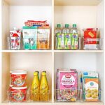 HOOJO Kühlschrank-Organizer-Mülleimer – transparente Kunststoffbehälter für Kühlschrank, Gefrierschrank, Küchenschrank, Speisekammer, Organisation und Aufbewahrung, mittelgross – Bild 5