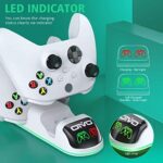 OIVO Controller Ladestation mit 2 wiederaufladbaren Akku für Xbox One/Xbox Series X/S, Xbox One Controller Ladestation mit 2 x1300mAh wiederaufladbaren Akkus – Bild 4