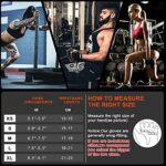 Grebarley Fitness Handschuhe,Trainingshandschuhe für Damen und Herren - Fitness Handschuhe für Krafttraining,Bodybuilding,Kraftsport & Crossfit Training – Bild 6