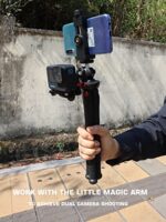 Handy Stativ, Lammcou Flexibel Stativ für Smartphone mit Voll Schwenkbar Kugelneiger & Vertikale und Horizontale Handystativhalter & Stativhalterung, Camera Tripod Kamerastativ für YouTube, Urlaub – Bild 8