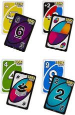 Mattel Games GDR44, UNO Flip Kartenspiel, deutsche Sprachversion, ab 7 Jahren & FPW38, Phase 10 Kartenspiel, deutsche Version – Bild 3
