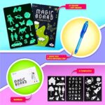 Nene Toys iLight – Magische Tafel Zaubertafel – Zeichnen & Malen mit Licht für Kinder – Mal-Spiel für Jungen & Mädchen von 3 bis 12 Jahre – Kreatives, Originelles & Lehrreiches Geschenk – Bild 6