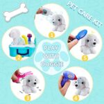 HERSITY Tierarztkoffer Hund Arztkoffer Kinder Mädchen 3 Jahre Alt Geschenkideen, Tierarzt Spielset Hundesalon Spielzeug Geschenk Kinderspielzeug ab 4 5 6 Jährige Junge Mädche – Bild 3