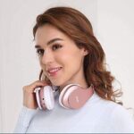 ZIHNIC Bluetooth Over Ear Kopfhörer, Wireless Faltbares Stereo Headset, Kabelloser Schalldämmung Kopfhörer mit Eingebautem MikrofonMicro SD/TF FM,Over Ear Headphones für Phones/IPad/PC – Bild 2