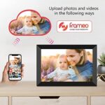 FRAMEO WiFi Digitaler Bilderrahmen, Touchscreen Fotos und Videos können jederzeit und von überall aus – Bild 2