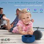 Wireless Lautsprecher XLeader SoundAngel Mini Tragbarer Bluetooth Lautsprecher mit Wasserfest Fall HD Sound Mikrofon TF AUX Perfekt für Zimmer Wagen Strand Camping Geschenke Meeres – Bild 7