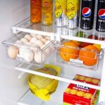 HapiLeap Kühlschrank-Organizer Schubladenorganizer Einzigartiges Design Pull Out Behälter für Kühlschrank Aufbewahrungsbox Haus Organizer