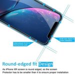 NEW'C 3 Stück, Panzer Schutz Glas für iPhone 11, iPhone XR, Frei von Kratzern, 9H Härte, HD Displayschutzfolie, 0.33mm Ultra-klar, Ultrabeständig – Bild 3