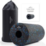 EVEREST FITNESS Faszienrolle 30 cm mittel-hart im Set mit gratis Übungsbuch - Professionelle Faszien Rolle für den Rücken und Wirbelsäule - Foam Roller - Massagerolle inklusive Tasche