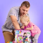 MEGA BLOKS Big Building Bag Bauset mit 60 grossen und bunten Bausteinen und 1 Aufbewahrungstasche, Spielzeug Geschenkset für Kinder ab 1 Jahr (Farbe und Verpackung können variieren) – Bild 4