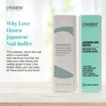 Onsen Secret Professional Nail Buffer, Ultimate Shine Nail Buffing Block mit 3-Wege-Poliermethoden, Smooth & Shine After Onsen Nail Filer, Maniküre-Werkzeuge in Handtaschengrösse für optimale Nagelpflege – Bild 2