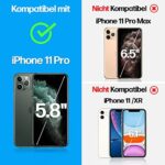 Power Theory Schutzglas für iPhone 11 Pro Schutzfolie, Glas Displayschutz mit Schablone, Displayschutzfolie, Glas Folie mit Anbringhilfe [2 Stück] – Bild 4