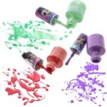 LOL Surprise Extra Large Set of 15 Nail Polishes auf Wasserbasis für Mädchen, glitzernde & undurchsichtige Farben, mit Zehenabstandshaltern und Nagelstickern, ab 3 Jahren, 18 Stück – Bild 3