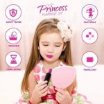 Playkidiz Echtes waschbares Spiel-Make-up-Set für Prinzessinnen – Kinder-Make-up-Set für Mädchen, ungiftig – komplettes Make-up-Anziehset mit Tasche – Bild 6