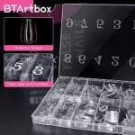 BTArtbox Nägel Tips für Gelnägel, BTArtbox Nagelkleber für Kunstnägel 15ML Gel UV – Bild 2