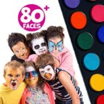 Blue Squid Kinderschminkset – Bunte & UV-Leuchtfarben für Karneval, Halloween & mehr – Bild 6