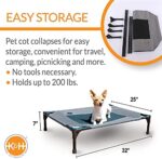 KH, Original Pet Cot, erhöhtes Haustierbett für Hunde und Katzen – Bild 2