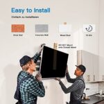 TV Wandhalterung, Schwenkbare Neigbare TV Halterung für 13-42 Zoll Flach & Curved Fernseher oder Monitor bis zu 35kg, max.VESA 200x200mm (Schwarz) – Bild 6