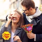 Chupa Chups Lutscher Blumenstrauss, Geschenk Idee: Geburtstag + Jahrestag + Valentinstag + Muttertag, 6 fruchtige Lolli-Sorten – Bild 3