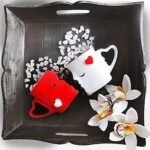 Miamio Keramik-Tassen „Kissing“ – Premium Geschenkset für Paare – Bild 2